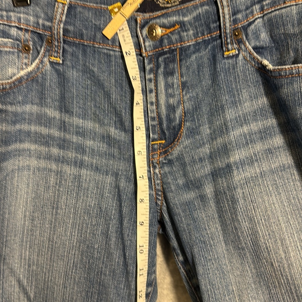 Lucky Brand jeans women cropped‎  size 8 29 Blue Ankle Cropped Jeans medium wash - Picture 6 of 14